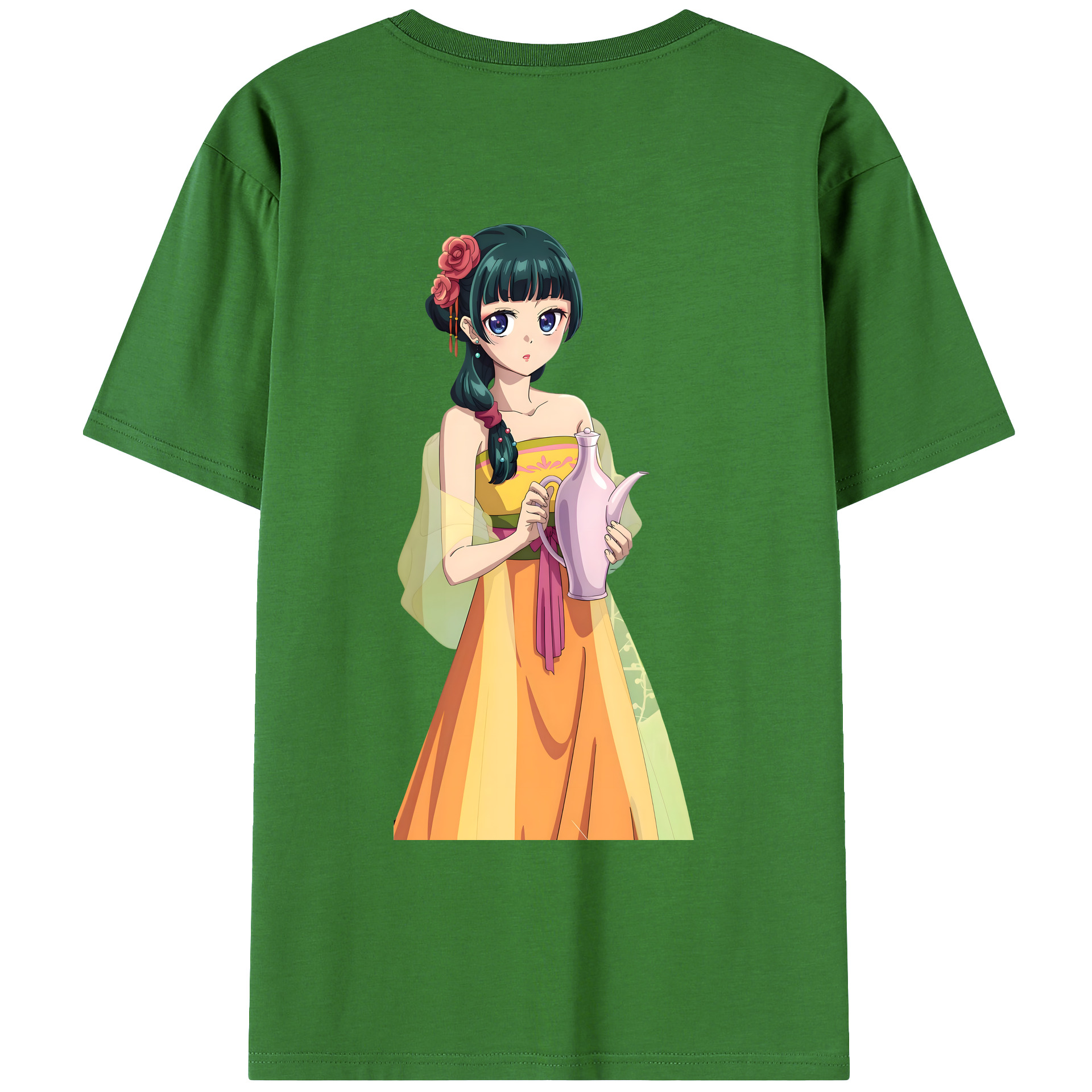 （画像用） 薬屋のひとりごと The Apothecary Diaries レディース半袖Tシャツ(バックプリント)